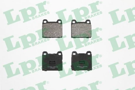 Комплект тормозных колодок, дисковый тормоз LPR 05P659 (фото 1)