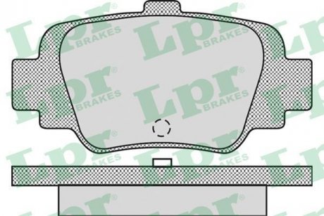 Тормозные колодки, дисковый тормоз (набор) LPR 05P874