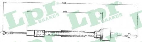 Тросик сцепления LPR C0094C (фото 1)