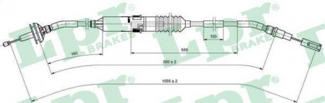 Трос зчеплення LPR C0257C