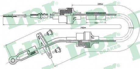 Трос LPR C0412C (фото 1)