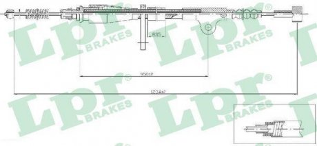 Трос LPR C0505B