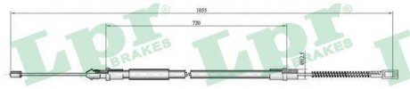Трос ручного гальма LPR C0946B (фото 1)
