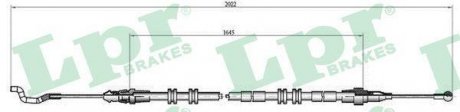 Трос ручного тормоза LPR C1038B
