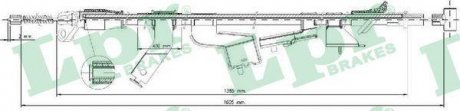 Трос LPR C1696B (фото 1)