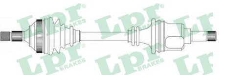 Привідний вал LPR DS16156 (фото 1)