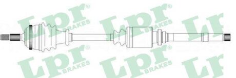 Фото 1 - привідний вал LPR DS16182 Привідний вал LPR DS16182 (фото 1)