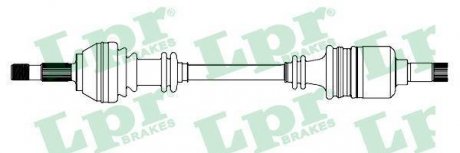 Фото 1 - приводной вал LPR DS20139 Приводной вал LPR DS20139 (фото 1)