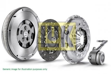 К-кт сцепления с двухмассовым маховиком nissan 2.0dci qashqai 07-13 / x-trail 07-13 renault koleos i 2.0dci08- LuK 600026800 (фото 1)