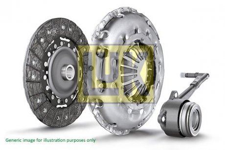 Комплект сцепления RENAULT CAPTUR/CLIO 1,5 DCI 12- LuK 622342733
