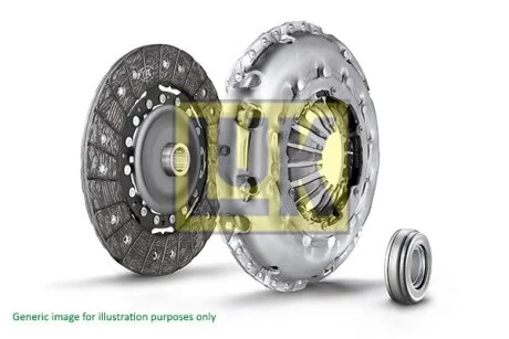 Комплект зчеплення з підшипником (252мм) TOYOTA 4 RUNNER II, HIACE IV, LAND CRUISER PRADO 2.7/3.0 01.90-02.10 LuK 625309800