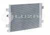 Радиатор кондиционера Largus (12-)/Renault Logan (08-)/Duster АКПП/МКПП с ресивером  (LRAC 0961) Luzar