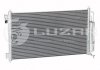 Радиатор кондиционера Micra 1.0/1.2/1.4 (02-) МКПП с ресивером (LRAC 14AX) Luzar