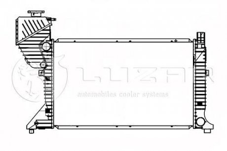 Радіатор охолоджування Sprinter (00-) LUZAR LRc 1550