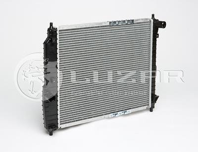 Радіатор охолодження Авео T200(02-)/Т250(06-) (L=480) МКПП (б/конд) (алюм-паяний)) LUZAR LRc CHAv05175 (фото 1)