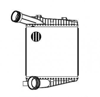 Радиатор интеркулера VW TOUAREG (02-)/TOUAREG (10-) правый LUZAR LRIC 1856