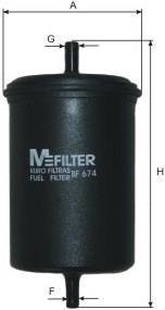 Топливный фильтр M-FILTER BF674