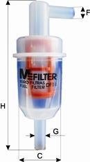 Топливный фильтр M-FILTER DF11