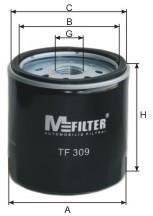 Масляный фильтр M-FILTER TF309 (фото 1)