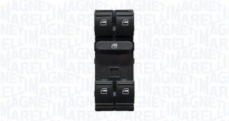 Кнопка піднімання вікна задн/передн Лів SEAT ALTEA, ALTEA XL, IBIZA IV, IBIZA IV SC, IBIZA IV ST, LEON, TOLEDO III, VW AMAROK, CC B7, GOLF PLUS V, GOLF V, GOLF VI, JETTA III 1.2-3.6 02.03- MAGNETI MARELLI 000051038010