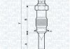 MAGNETI MARELLI Свеча накала MERCEDES, LANCIA, HONDA, FORD [062587001304]