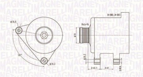 Генератор MAGNETI MARELLI 063731553010