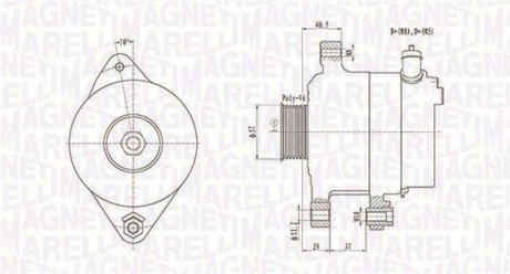 Автозапчастина MAGNETI MARELLI 063731949010 (фото 1)