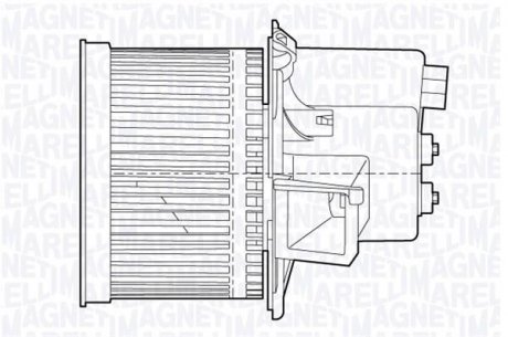 Электродвигатель, вентиляция салона MAGNETI MARELLI 069412655010