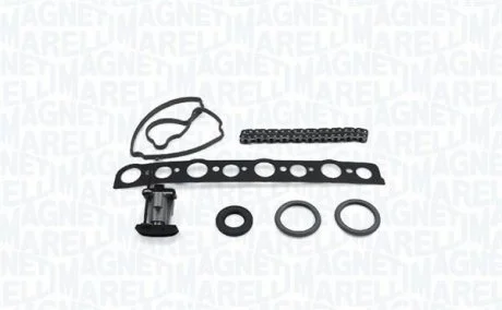 Комплект ГРМ (ланцюг + елементи) CITROEN C5 II, C5 III, C6, C8, C-CROSSER, FIAT ULYSSE, FORD GALAXY II, MONDEO IV, S-MAX, LANCIA PHEDRA, LAND ROVER FREELANDER 2, PEUGEOT 4007, 407 2.2D 03.06-12.18 MAGNETI MARELLI 341500000730