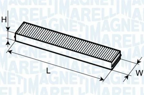 Фильтр, воздух во внутренном пространстве MAGNETI MARELLI 350203061070