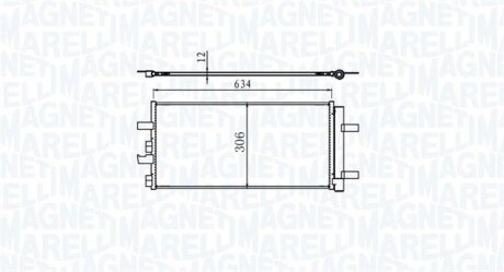 Фото 1 - конденсатор кондиціонера (з осушувачем) BMW 1 (F40), 2 (F45), 2 GRAN COUPE (F44), 2 GRAN TOURER (F46), 2 GRAN TOURER VAN (F46), X1 (F48), X2 (F39), MINI (F55), (F56), (F57) 1.2-2.0D 09.13- MAGNETI MARELLI 350203786000 Конденсатор кондиціонера (з осушувачем) BMW 1 (F40), 2 (F45), 2 GRAN COUPE (F44), 2 GRAN TOURER (F46), 2 GRAN TOURER VAN (F46), X1 (F48), X2 (F39), MINI (F55), (F56), (F57) 1.2-2.0D 09.13- MAGNETI MARELLI 350203786000 (фото 1)