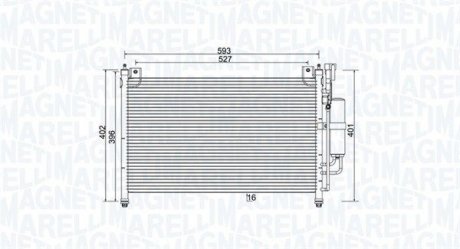 Skraplacz MAZDA 2 (DE DH)1.3 MAGNETI MARELLI 350203989000