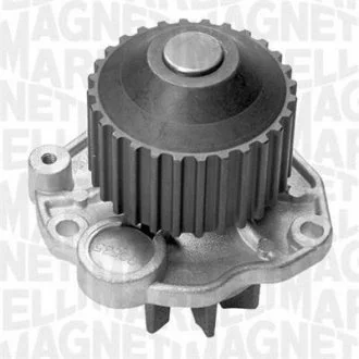 Насос охолоджуючої рідини, з ущільненням CITROEN C5 I, C5 II, C5 III, C6, C8 FIAT ULYSSE LANCIA PHEDRA PEUGEOT 406, 407, 607, 807 RENAULT AVANTIME, CLIO II, LAGUNA II 3.0 02.00- MAGNETI MARELLI 350981813000