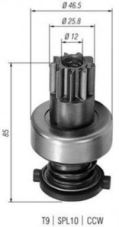 Ведущая шестерня, стартер MAGNETI MARELLI 940113020124