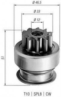 Бендикс стартера MAGNETI MARELLI 940113020258 (фото 1)