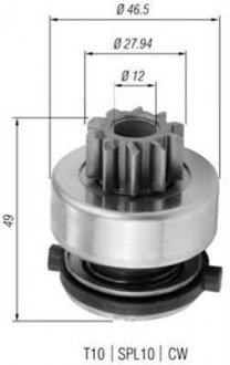 Бендикс стартера MAGNETI MARELLI 940113020357 (фото 1)