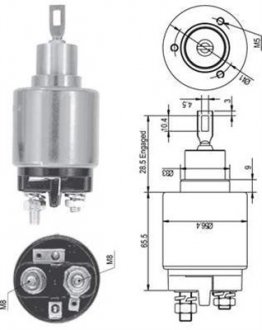 Реле втягивающее FIAT,ALFA ROMEO,VOLVO [] MAGNETI MARELLI 940113050127 (фото 1)