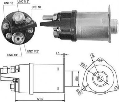 Тягове реле, стартер MAGNETI MARELLI 940113050426