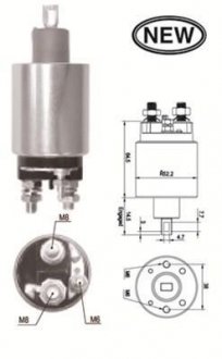 Реле втягивающее Ducato 1.9-2.5 D/TD /JUMPER 2.8D/TD MAGNETI MARELLI 940113050559
