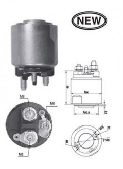 Тяговое реле, стартер MAGNETI MARELLI 940113050561