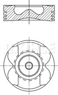 Поршень 83,26 MERCEDES C T-MODEL (S203), C T-MODEL (S204), C (W203), C (W204), CLK (A209), CLK (C209), CLS (C219), E T-MODEL (S211), E (W211), G (W463), GL (X164), GLK (X204) 3.0D 01.05-06.15 MAHLE / KNECHT 0052301