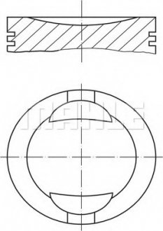 Поршень MAHLE / KNECHT 0093602