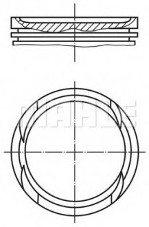 Поршень MAHLE / KNECHT 0097000 (фото 1)