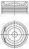 Поршень MAHLE / KNECHT 0122003 (фото 1)