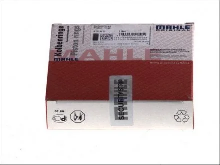 Кільця поршневі MAHLE / KNECHT 015 68 N0