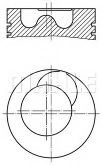 Поршень MAHLE / KNECHT 209 41 00