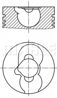 Поршень MAHLE / KNECHT 228 82 00 (фото 1)