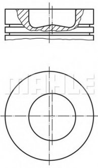 Поршень MAHLE / KNECHT 228 91 00 (фото 1)