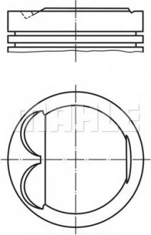 Поршень MAHLE / KNECHT 607 77 00