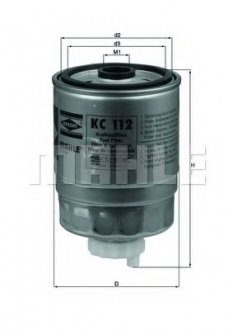 Фильтр топливный MAHLE / KNECHT KC112